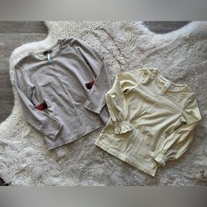 Kids' Matilda Jane Checkered and Polka Dot Tops Sz 4